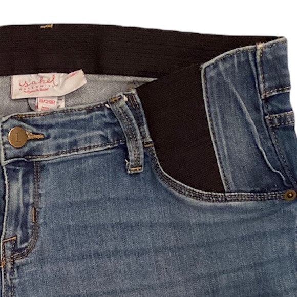 Maternity Jeans Jeggings Distress Wash Size 8 29R - Picture 9 of 16